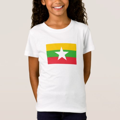 Patriotic Myanmar Flag T_Shirt