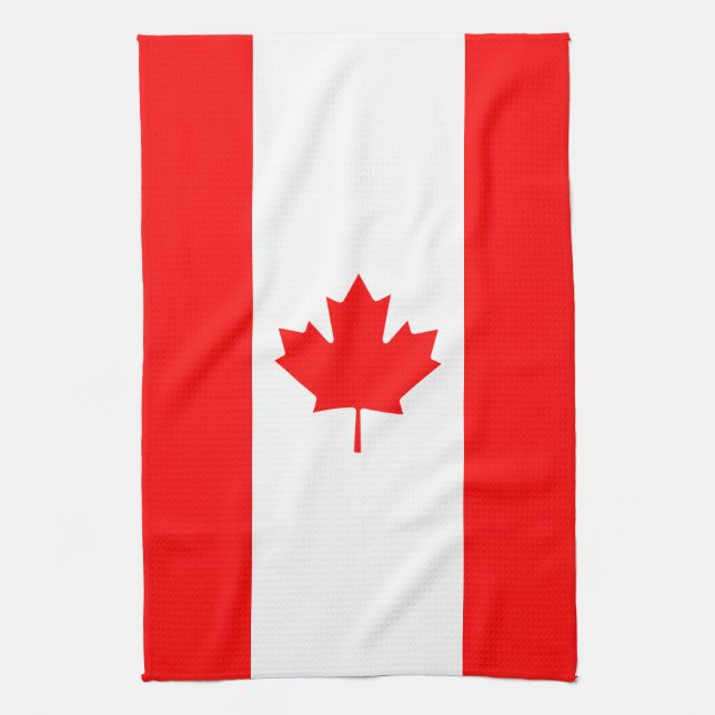 Patriotic National Flag of CANADA Towel (Vertical)