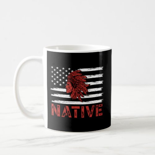 Patriotic Native American Native Pride Military Ve Coffee Mug