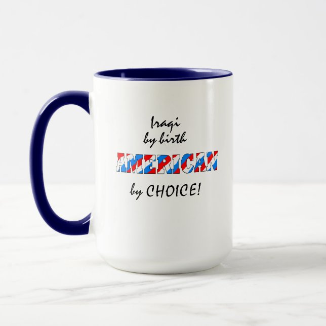 Patriotic Naturalized American Citizenship Mug (Left)