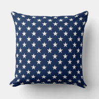 Patriotic Navy Blue USA Flag Stars Pattern
