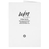 Patriotic Navy Troop Support Card - Son (Back)