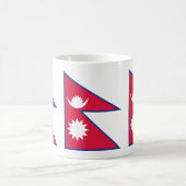 Patriotic Nepal Flag Coffee Mug (Center)