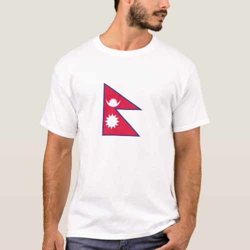 Patriotic Nepal Flag T_Shirt