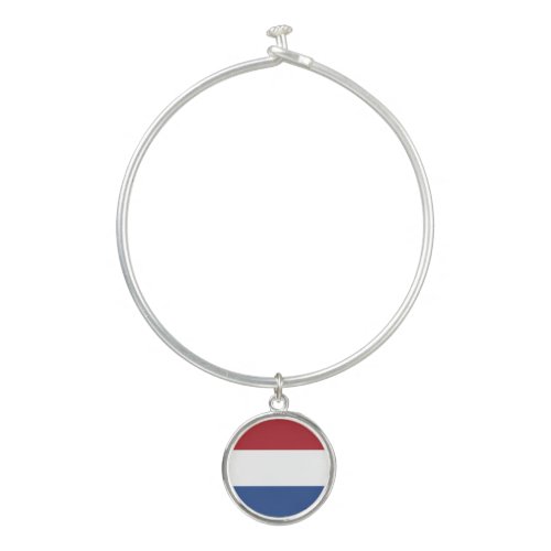 Patriotic Netherlands Flag Bangle Bracelet