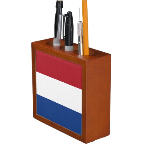 Patriotic Netherlands Flag Desk Organizer