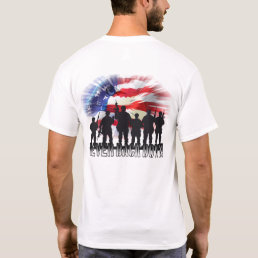Patriotic Never Back Down T-Shirt