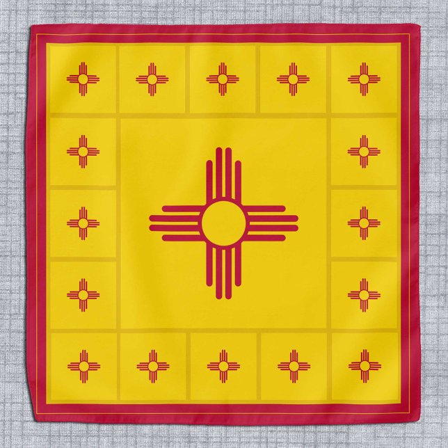 Patriotic New Mexico Flag Bandana, fashion USA Bandana (Creator Uploaded)
