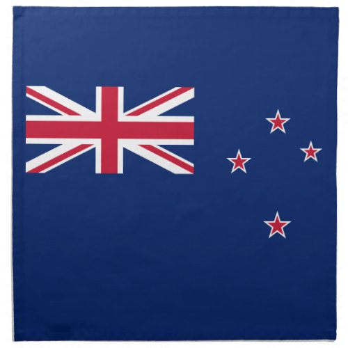 Patriotic New Zealand Flag Cloth Napkin