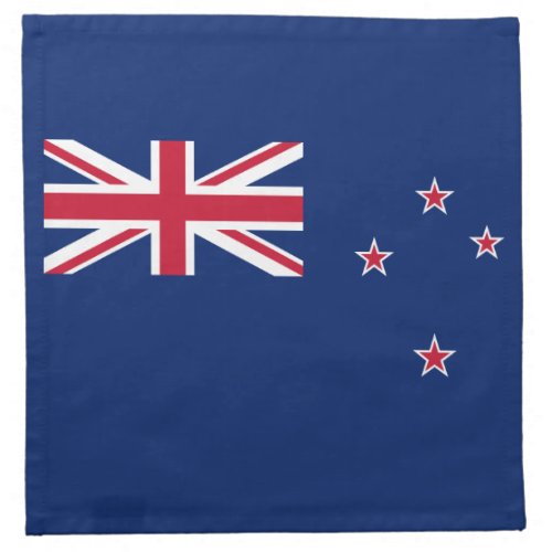 Patriotic New Zealand Flag Cloth Napkin