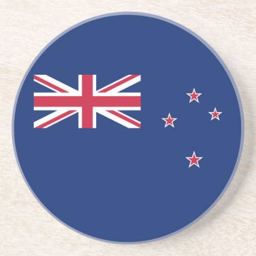 Patriotic New Zealand Flag Coaster