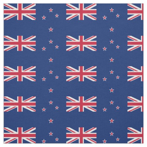 Patriotic New Zealand Flag Fabric