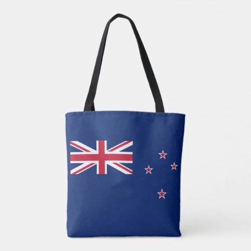 Patriotic New Zealand Flag Tote Bag