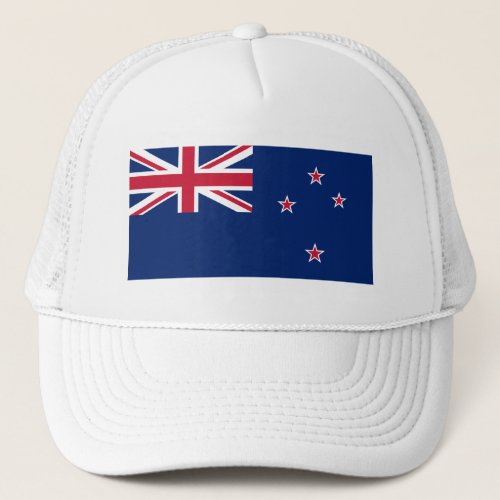 Patriotic New Zealand Flag Trucker Hat