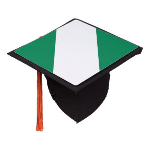 Patriotic Nigeria Flag Graduation Cap Topper