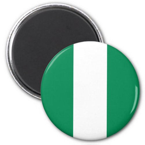Patriotic Nigeria Flag Magnet