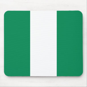 Patriotic Nigeria Flag Mouse Pad