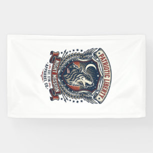 Patriotic Night Mission Patriot Wolf Military Insp Banner