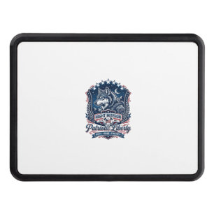 Patriotic Night Mission Patriot Wolf Military Insp Hitch Cover