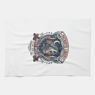 Patriotic Night Mission Patriot Wolf Military Insp Kitchen Towel
