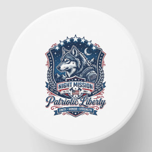Patriotic Night Mission Patriot Wolf Military Insp Mini Candle Favors