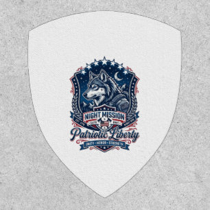Patriotic Night Mission Patriot Wolf Military Insp Patch
