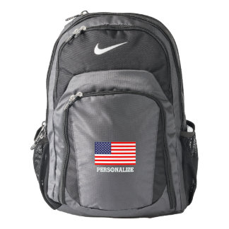 Patriotic Nike backpack with American flag