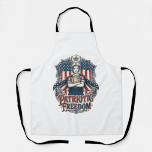 Patriotic Nurse Vector Graphic Tee_1 Apron