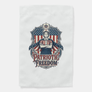 Patriotic Nurse Vector Graphic Tee_1 Garden Flag