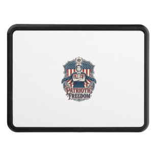 Patriotic Nurse Vector Graphic Tee_1 Hitch Cover