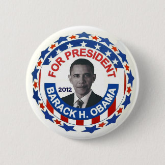 Patriotic Obama 2012 Pinback Button
