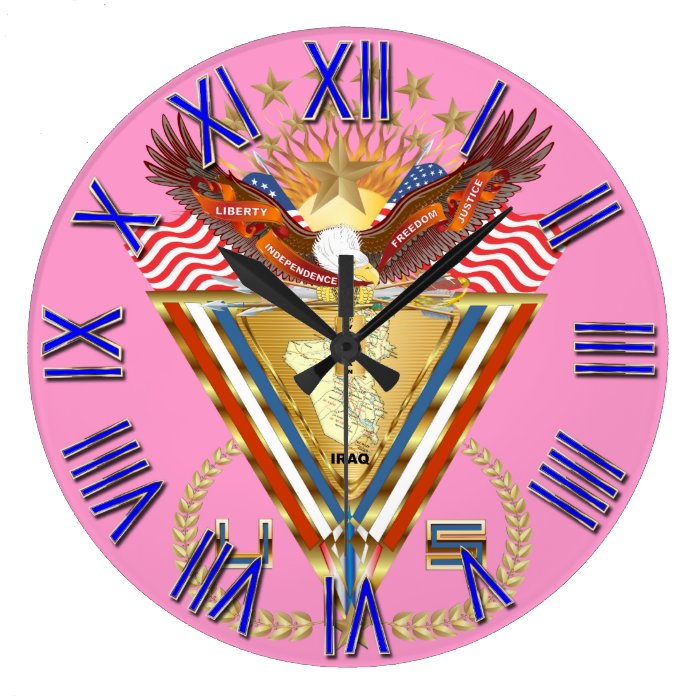 Patriotic or Veteran View Artist Comments Below Clock