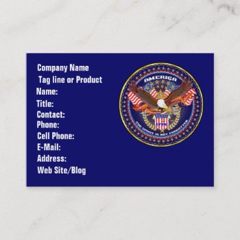 Patriotic Or Veteran  View Artist Comments Business Card by DAEVEGAS at Zazzle