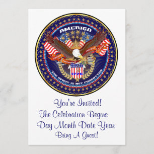 Patriotic or Veteran View Artist Comments Invitation