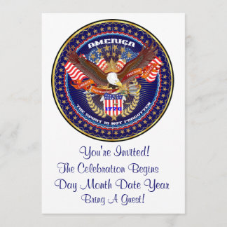 Patriotic or Veteran View Artist Comments Invitation