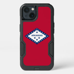 Patriotic OtterBox iPhone 13 Case, Arkansas Flag Case
