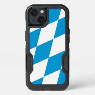Patriotic OtterBox iPhone 13 Case, Bavaria Flag Case