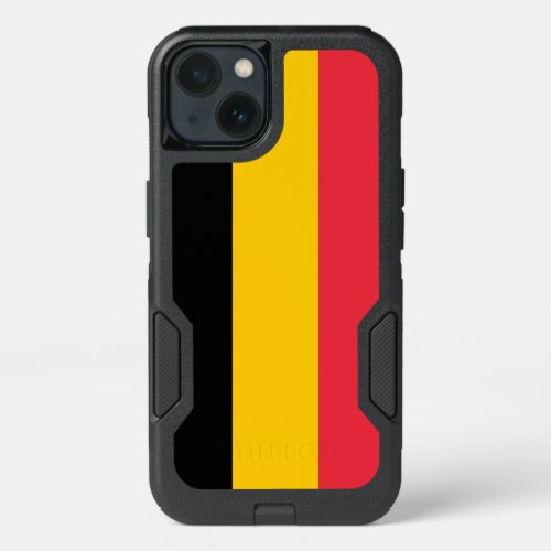 Patriotic OtterBox iPhone 13 Case Belgium flag