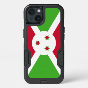 Patriotic OtterBox iPhone 13 Case, Burundi flag Case