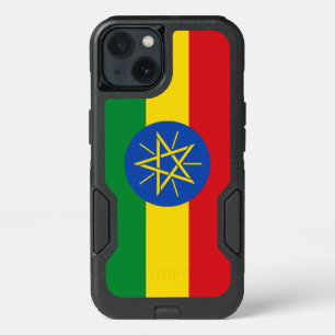 Patriotic OtterBox iPhone 13 Case, Ethiopian flag Case