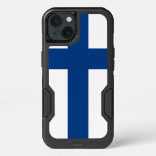 Patriotic OtterBox iPhone 13 Case, Finland Flag Case