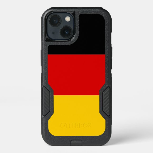 Patriotic OtterBox iPhone 13 Case, Germany Flag Case (Back)