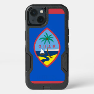 Patriotic OtterBox iPhone 13 Case, Guam flag Case