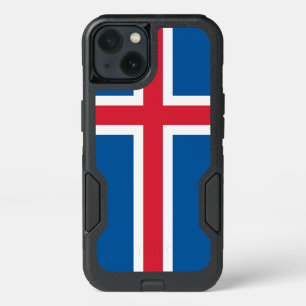 Patriotic OtterBox iPhone 13 Case, Iceland flag Case