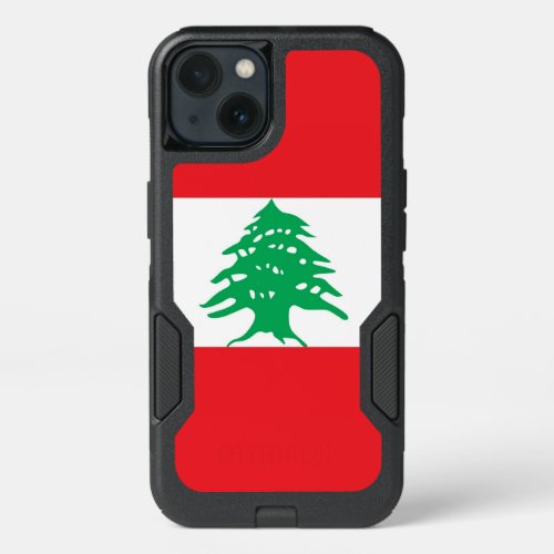 Patriotic OtterBox iPhone 13 Case Lebanon flag