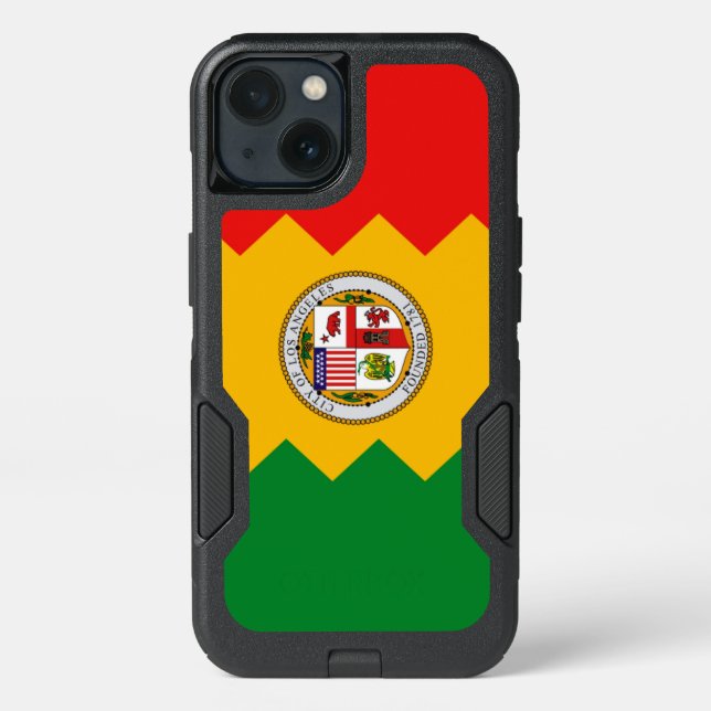 Patriotic OtterBox iPhone 13 Case, Los Angeles (Back)