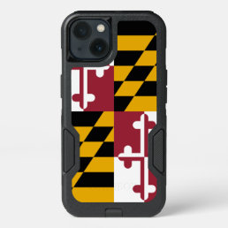 Patriotic OtterBox iPhone 13 Case, Maryland flag