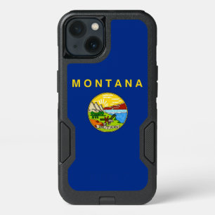 Patriotic OtterBox iPhone 13 Case, Montana flag Case