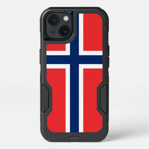 Patriotic OtterBox iPhone 13 Case Norway flag