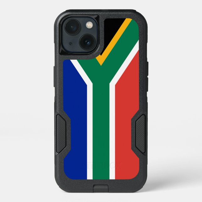 Patriotic OtterBox iPhone 13 Case, South Africa Case (Back)